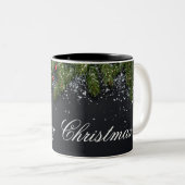 Merry Christmas Mug Tweekleurige Koffiemok (Voorkant rechts)