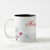 Merry Christmas Mug Tweekleurige Koffiemok (Links)