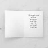 MERRY CHRISTMAS **MY SIS* HOLIDAIRE KAART (Binnen)