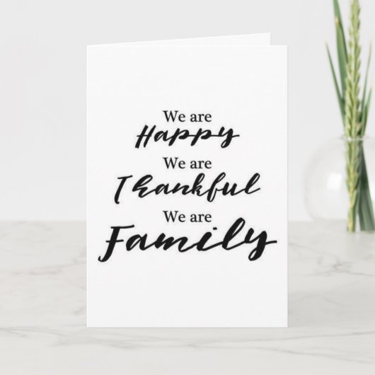 MERRY CHRISTMAS NAAR DE ***BESTE FAMILIE OOIT*** KAART (Voorkant)