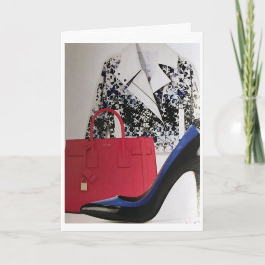 **MERRY CHRISTMAS NAAR EEN MODE ICON** FEESTDAGEN KAART (Voorkant)