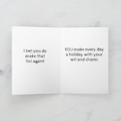 MERRY CHRISTMAS NAAR mijn **BROER* Kaart (Binnen)