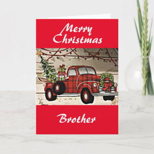 MERRY CHRISTMAS NAAR mijn **BROER* Kaart