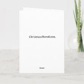 **MERRY CHRISTMAS** NAAR MIJN FAVORIET *GARDNER* KAART (Achterkant)