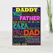 **MERRY CHRISTMAS** NAAR MIJN LIEFDE "DAD" KAART (Voorkant)