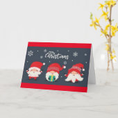 MERRY CHRISTMAS NAAR MIJN VRIEND- EN GEZINSKAART KAART (Gele Bloem)