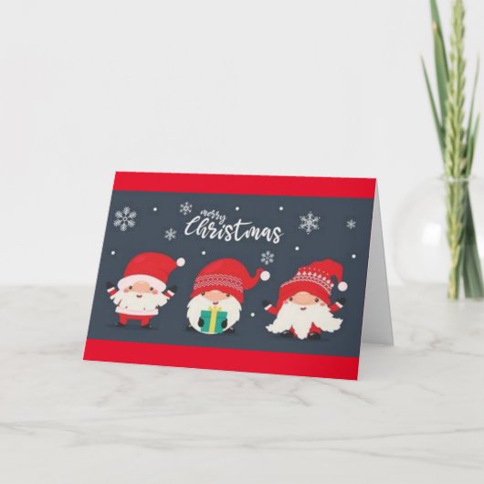 MERRY CHRISTMAS NAAR MIJN VRIEND- EN GEZINSKAART KAART (Voorkant)