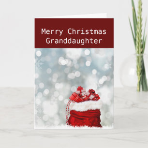 *MERRY CHRISTMAS* naar onze *GRANDDAUGHTER* CHRIST Feestdagen Kaart