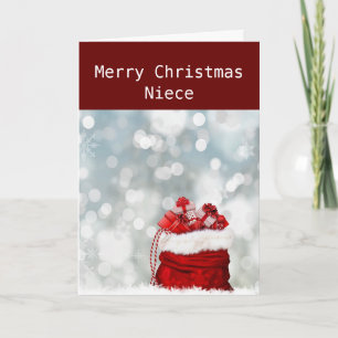 *MERRY CHRISTMAS* naar onze *NIECE* Feestdagen Kaart
