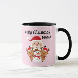 Merry Christmas nana gift Mug Mok