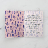 Merry Christmas Nana with Two Photos Kaart (Binnen)