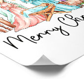 Merry Christmas Nativity Scene North Star Baby Jes Poster (Hoek)