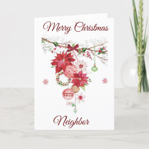 MERRY CHRISTMAS **NEIGHBER ** HOLIDAIRE KAART