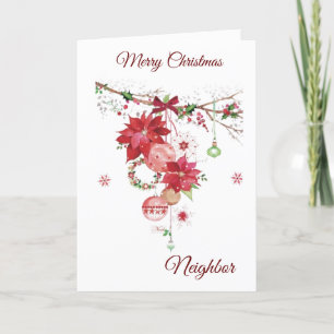 MERRY CHRISTMAS ***NEIGHBOR * * FEESTDAGEN KAART