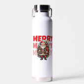 Merry Christmas Neuro-Focus Water Bottle Waterfles (Voorkant)