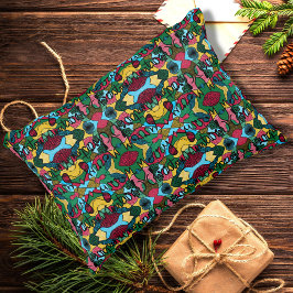 MERRY CHRISTMAS NEUROGRAPHIC & BLACK LINE ACCENT KUSSEN