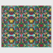 MERRY CHRISTMAS NEUROGRAPHIC & BLACK LINE CADEAUPAPIER (Vlak)