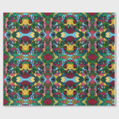 MERRY CHRISTMAS NEUROGRAPHIC & BLACK LINE CADEAUPAPIER (Vlak)