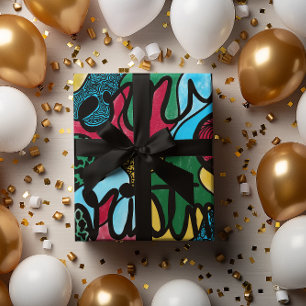 MERRY CHRISTMAS NEUROGRAPHIC & BLACK LINE INPAKPAPIER VEL