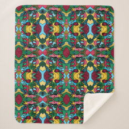 MERRY CHRISTMAS NEUROGRAPHIC & BLACK LINE SHERPA DEKEN