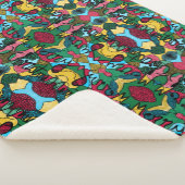 MERRY CHRISTMAS NEUROGRAPHIC & BLACK LINE SHERPA DEKEN (3/4)