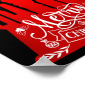 Merry Christmas New York Skyline In Snow Globe Sno Poster (Hoek)