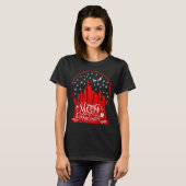Merry Christmas New York Skyline In Snow Globe Sno T-shirt (Voorkant volledig)