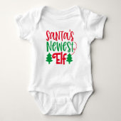 MERRY CHRISTMAS | Nieuwste Elf van Santa Romper (Voorkant)