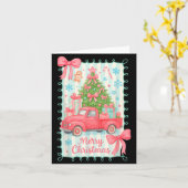 Merry Christmas Nk Truck Family Matching Pajamas G Kaart (Gele Bloem)