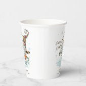 Merry Christmas Nordic Gnome gepersonaliseerd Papieren Bekers (Rechts)