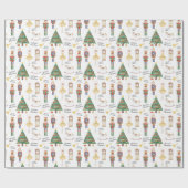 Merry Christmas notenkraker cadeaupapier (Vlak)