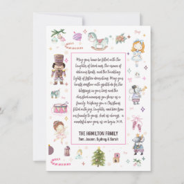 Merry Christmas Notenkraker Lijst Foto Feestdagenkaart