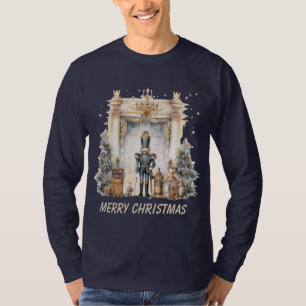 Merry Christmas notenkraker waterverf T-shirt