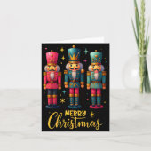 Merry Christmas Nutcracker Ballet Dance Women Kids Kaart (Voorkant)