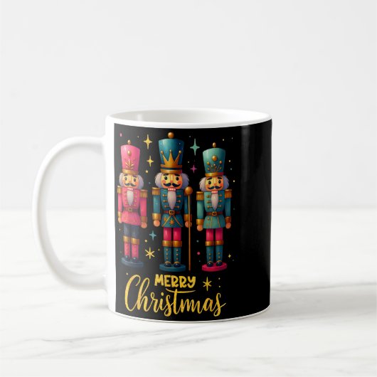 Merry Christmas Nutcracker Ballet Dance Women Kids Koffiemok (Links)