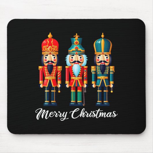 Merry Christmas Nutcracker Ballet Festive Xmas Men Muismat (Voorkant)