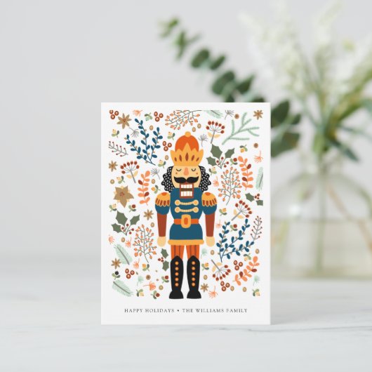 MERRY CHRISTMAS NUTCRACKER | Foto toevoegen Briefkaart (Staand voorkant)