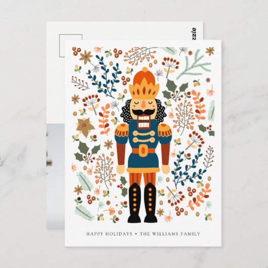 MERRY CHRISTMAS NUTCRACKER | Foto toevoegen Briefkaart (Voorkant / Achterkant)