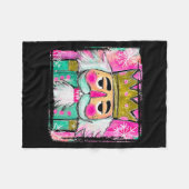 Merry Christmas Nutcracker Men Women Kids Xmas Paj Fleece Deken (Voorkant (Horizontaal))