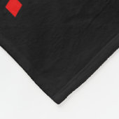 Merry Christmas Nutcracker Santa Clause Gingerbrea Fleece Deken (Hoek)