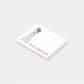 Merry Christmas NYC wolkenkrabbers New York City Post-it® Notes (Schuin)