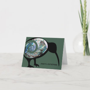 MERRY CHRISTMAS NZ XMAS AOTEAROA NEW ZEALAND KIWI FEESTDAGEN KAART
