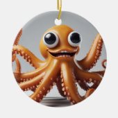 Merry Christmas Octopus Ornament (Voorkant)