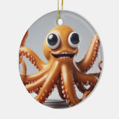 Merry Christmas Octopus Ornament (Links)