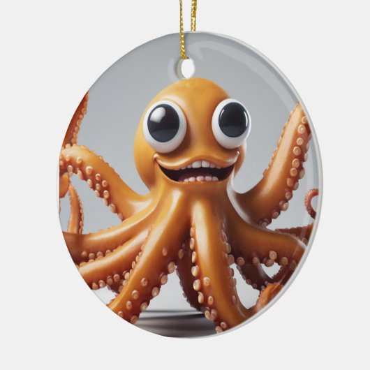 Merry Christmas Octopus Ornament (Links)