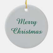 Merry Christmas Octopus Ornament (Achterkant)