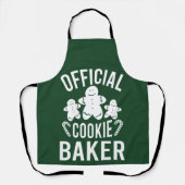 MERRY CHRISTMAS | Officiële koekjesbakker Schort (Voorkant)
