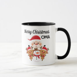 Merry Christmas OMA gift Mug Mok