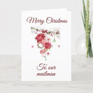 MERRY CHRISTMAS **ONZE MAILMAN ** HOLIDAIRE KAART