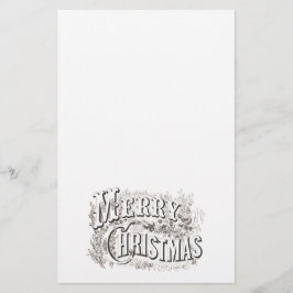 "MERRY CHRISTMAS" OP STATIONERIE BRIEFPAPIER